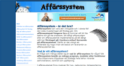 Desktop Screenshot of affarssystem.net